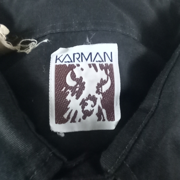 80s Vintage Karman Western button Down - Picture 8 of 13